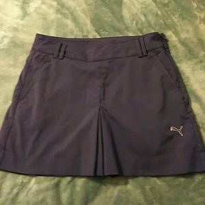 Blue puma golf skort/skirt